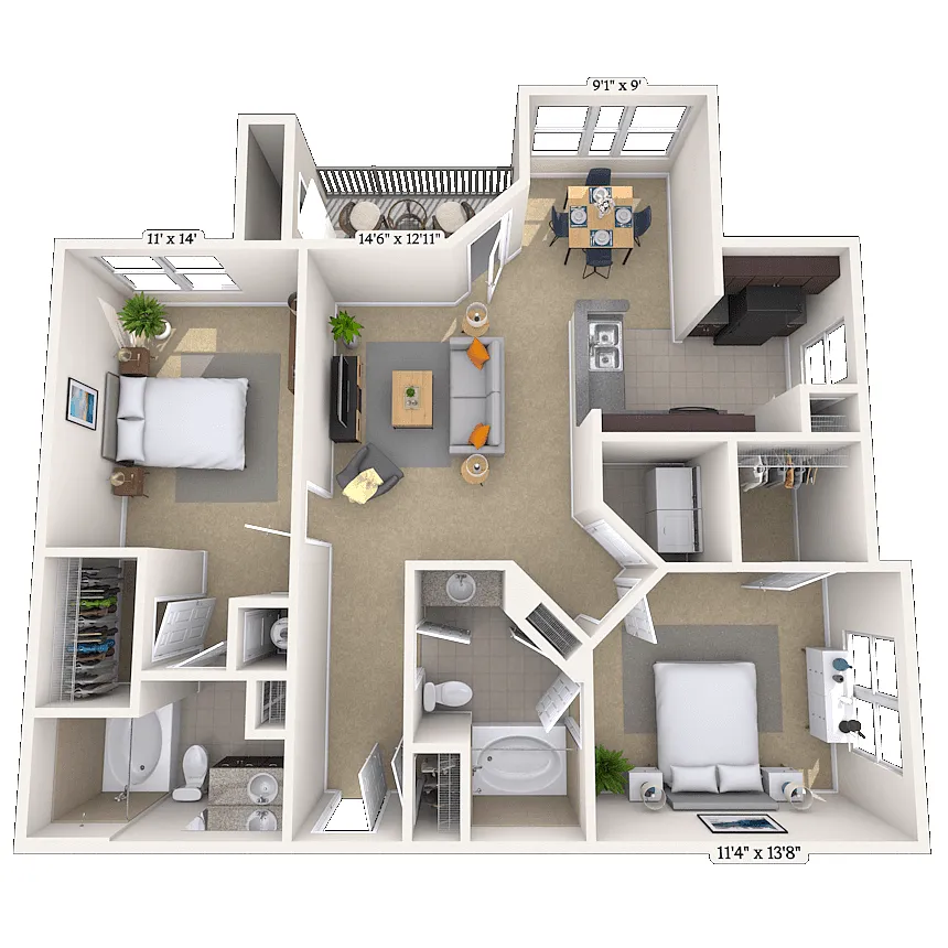 Floor plan 22C