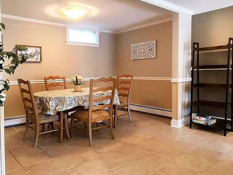 Your back end dining area.