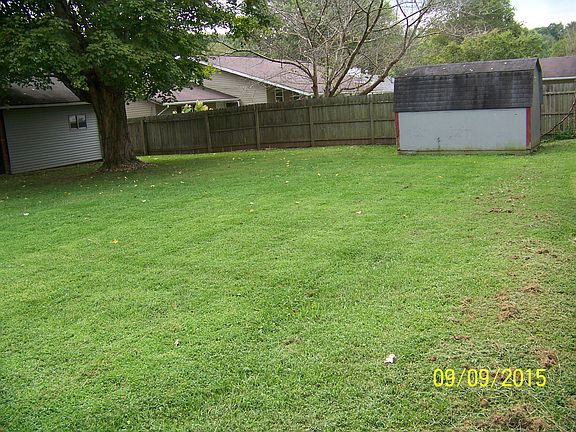 storage building in back yard