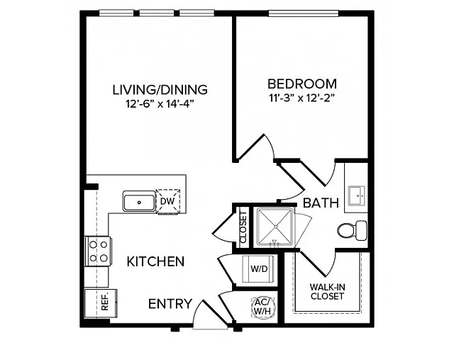 Floor plan A1A