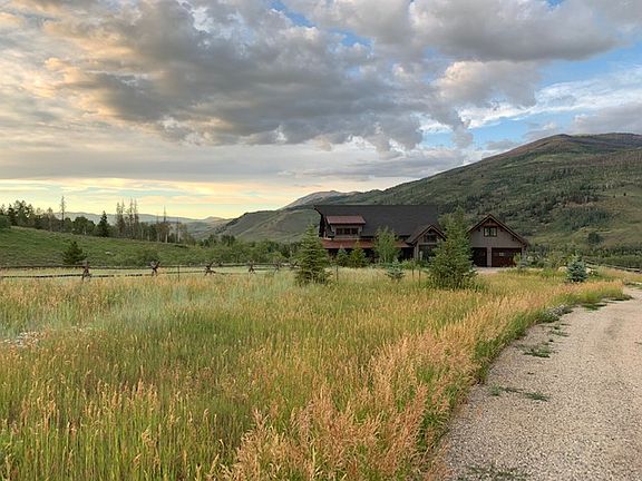 Entrance into the property and the 6 acres of meadows surrounding the house.