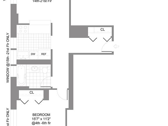 2nd image of 100 W 26th St APT 12C