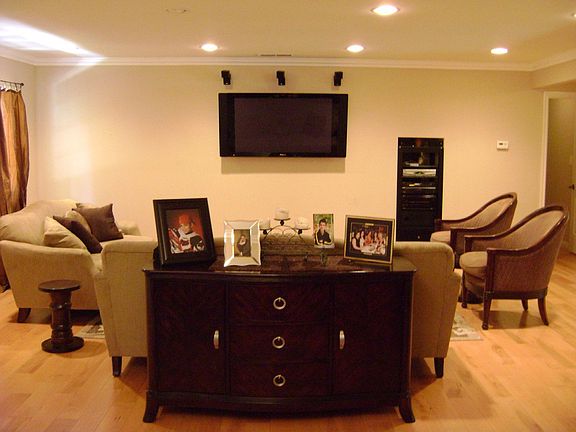 Living Room Wired For Entertainment