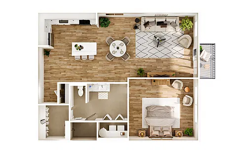 Floor plan LA2R