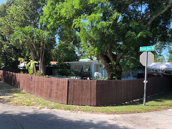 fenced in front yard