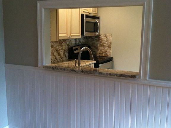 Beadboard and breakfast bar