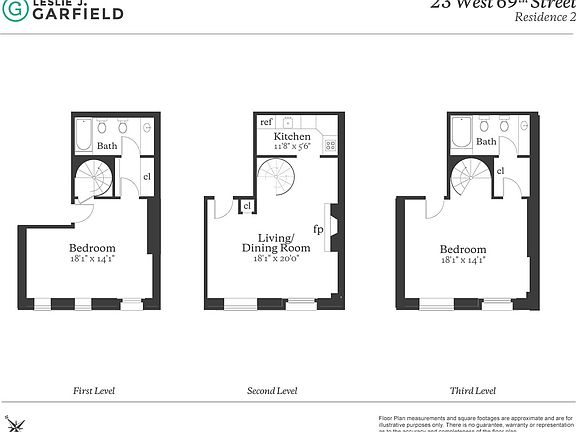 2nd image of 23 W 69th St APT C