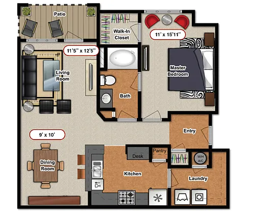 Floor plan A1