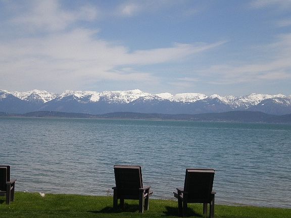 Benches for viewing the Lake