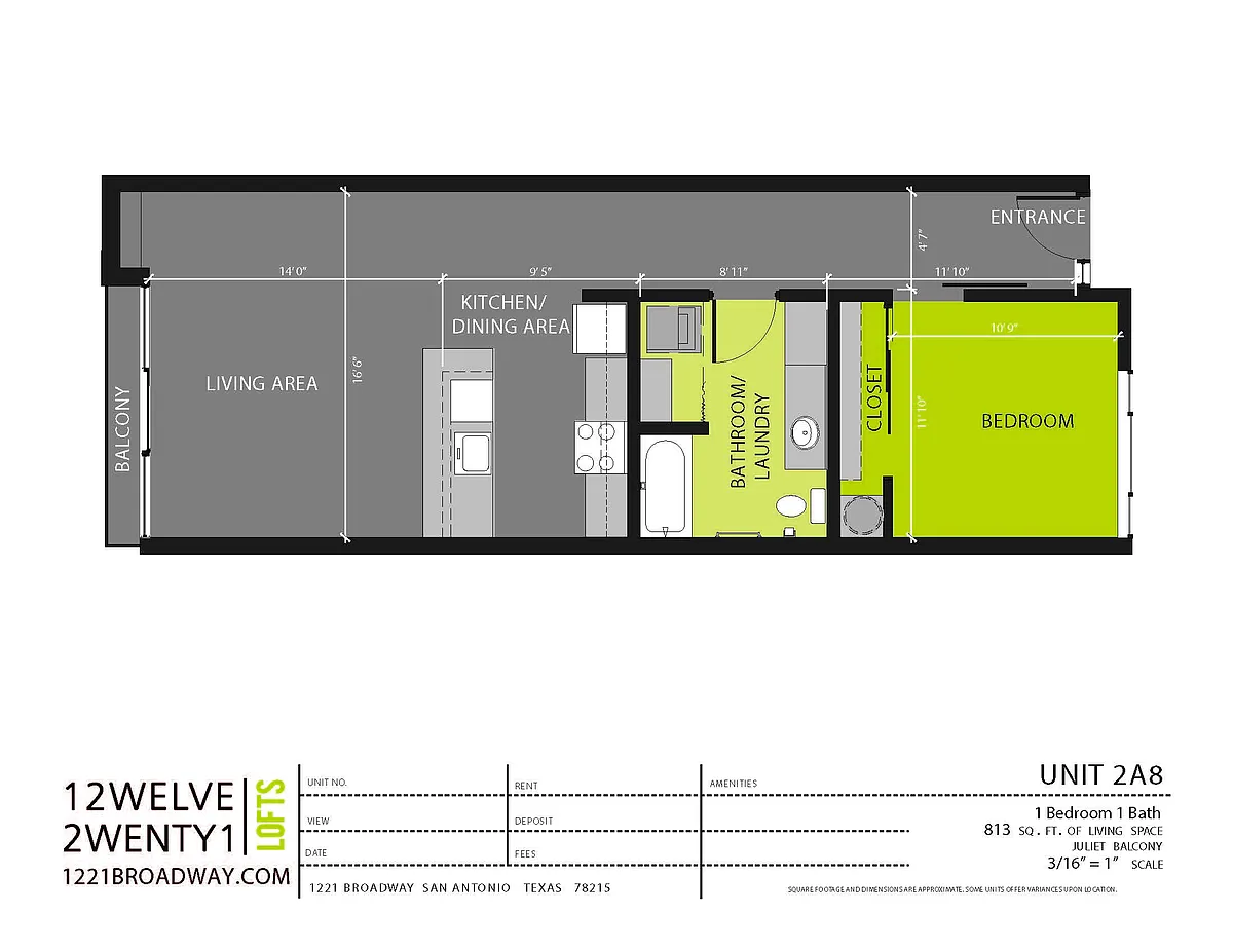 Floor plan 2A8