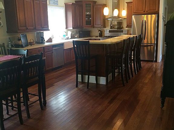 Solid Brazilian cherry floor