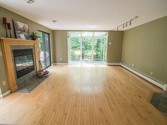 Gleaming maple floors