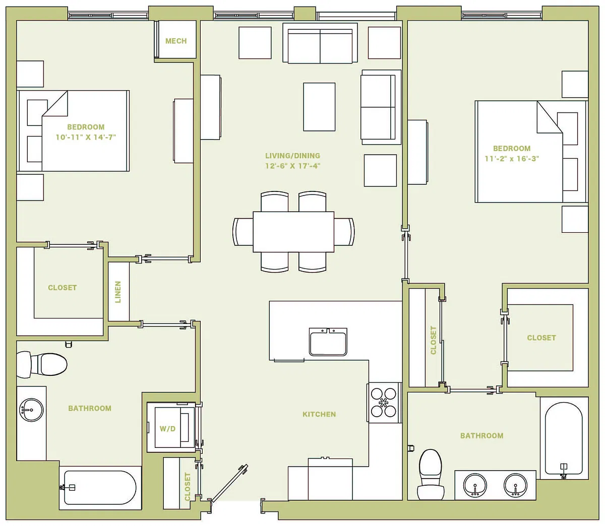 Floor plan B8