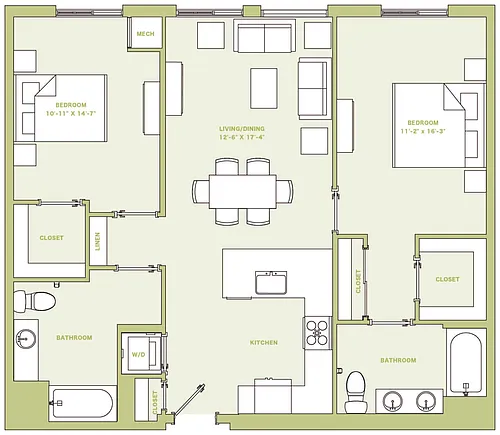 Floor plan B8