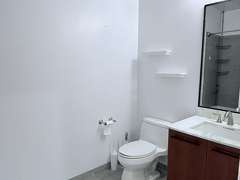 bathroom with full shower