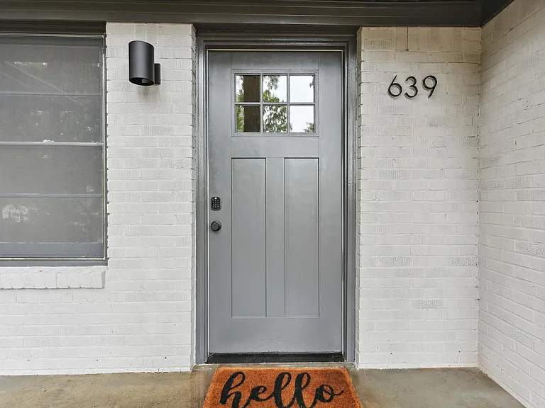 Front Door to Unit A - 2 bedroom