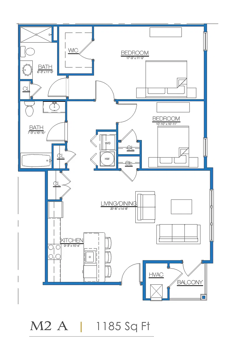 Floor plan M2A