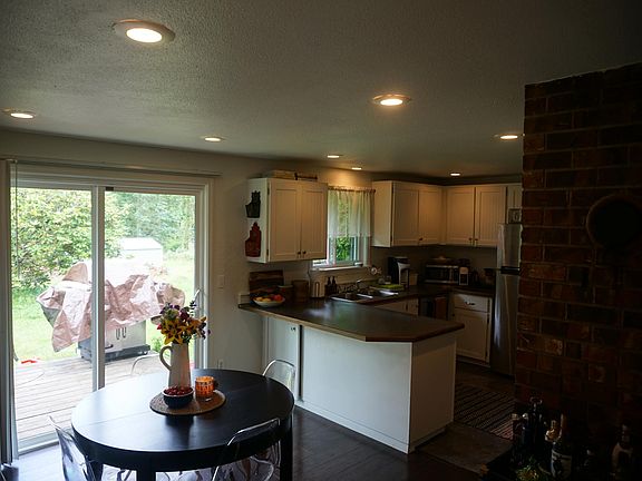 Dining room and kitchen