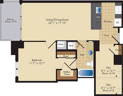 Floor plan Highland