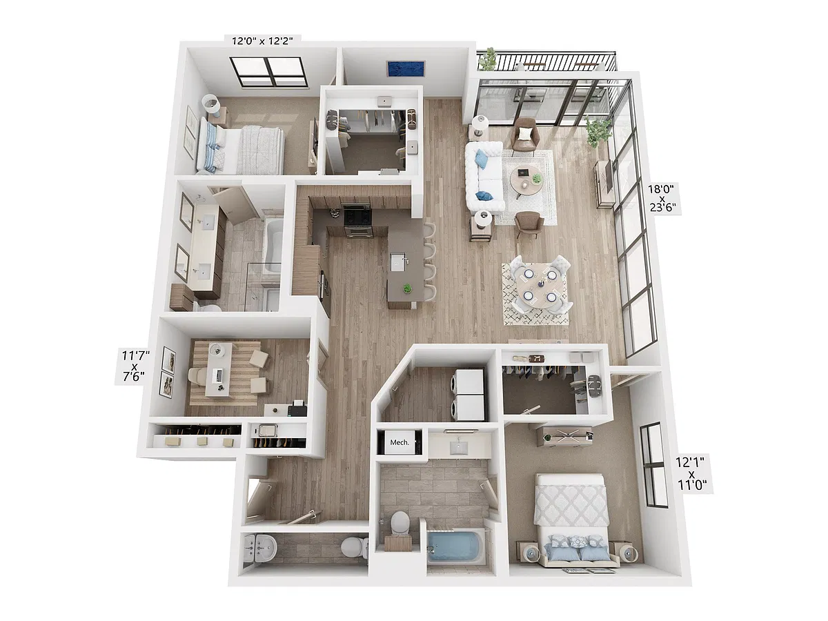 Floor plan B13