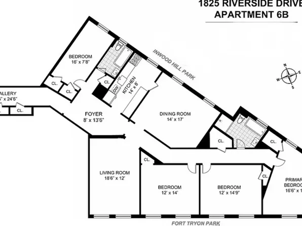 1825 Riverside Drive 6B image 1 of 1