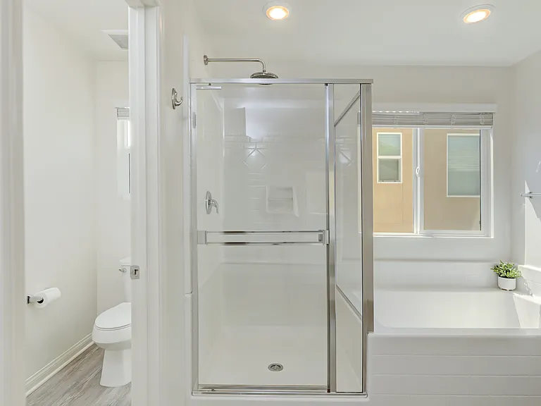 Primary Bathroom Ensuite: Separate Shower/Bathtub/Toilet