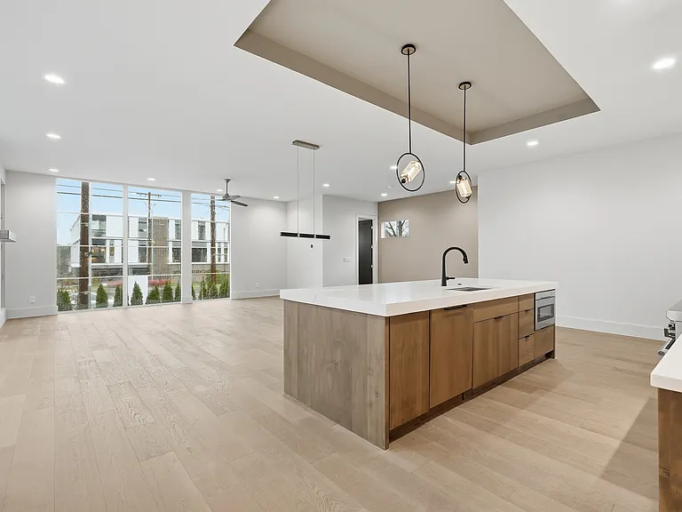 Modern kitchen with premium finishes and generous counter space