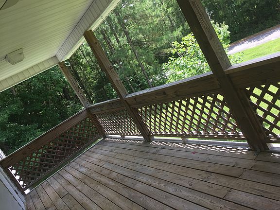 Outside covered porch