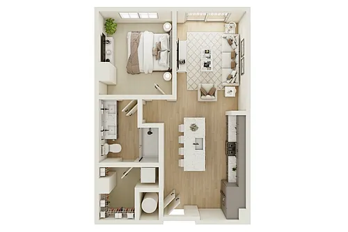 Floor plan 1B5