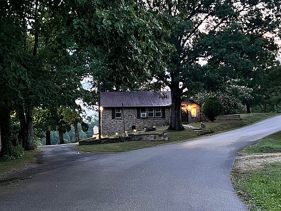 front view from road