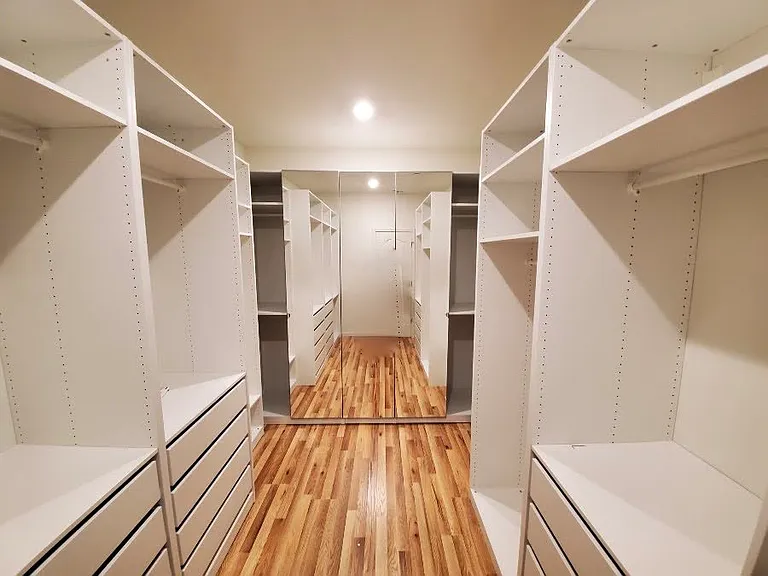 Master walk in closet