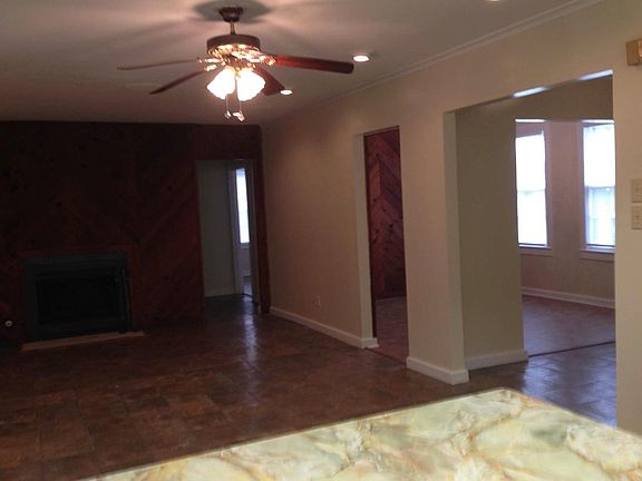 view from kitchen - living room, dining room