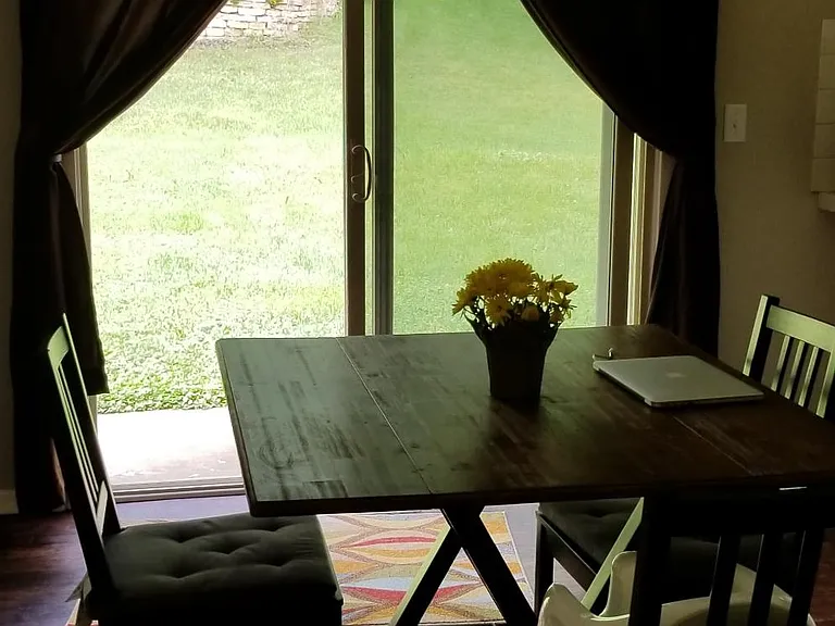 patio doors to the back yard
