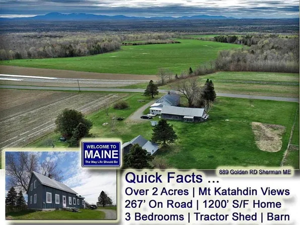 889 Golden Ridge Road, Sherman, ME 04776