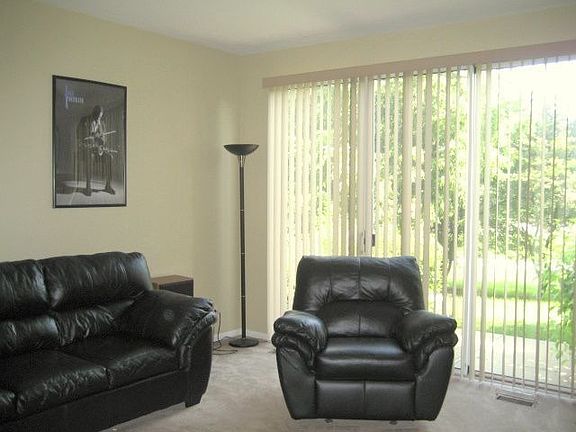 Living Room with Vaulted Ceilings