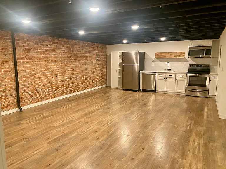 Large open concept with kitchen open to living