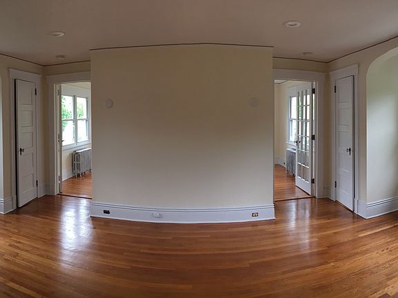 Panorama of living room- front to back of home