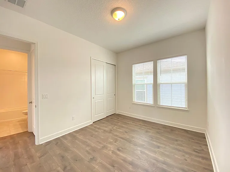 Inside the main room. Bathroom is in the background.
