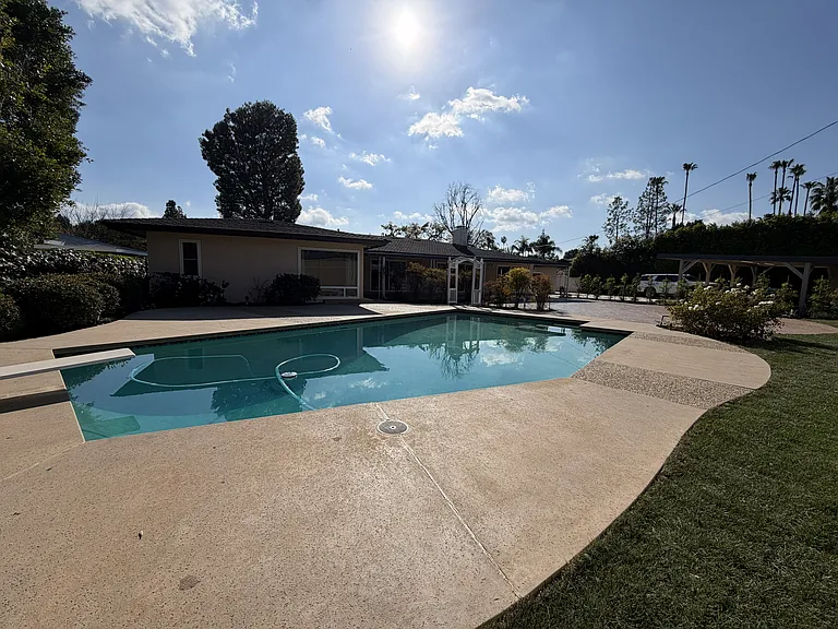 View of pool