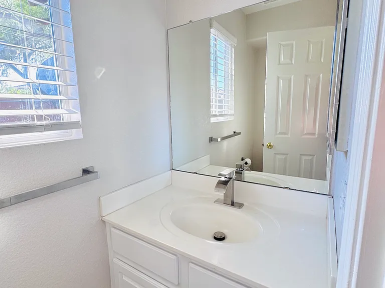 Half bathroom downstairs
