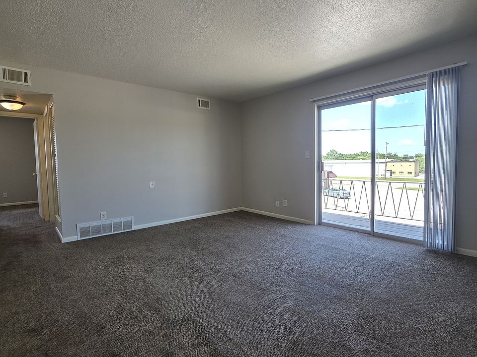 Living Room with Private Balcony