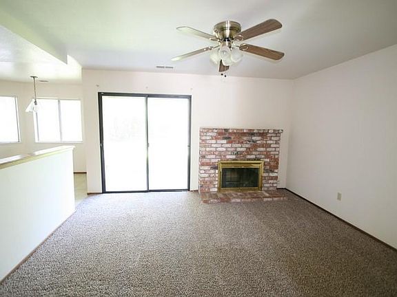 family room with fireplace