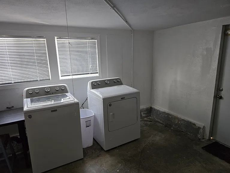 Laundry room in the basement