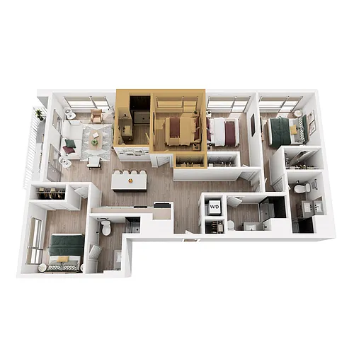 Floor plan D2B