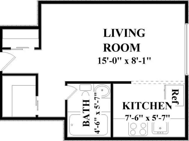 0E1B - Efficiency, 1 Bath 0E1B - Efficiency, 1 Bath