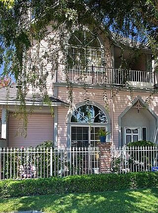 Exterior of house seen from Sunset Pl