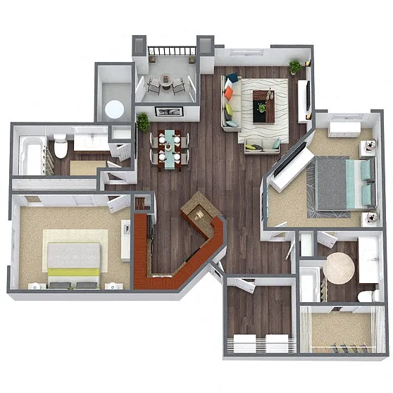 Floor plan The Messina