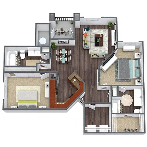 Floor plan The Messina