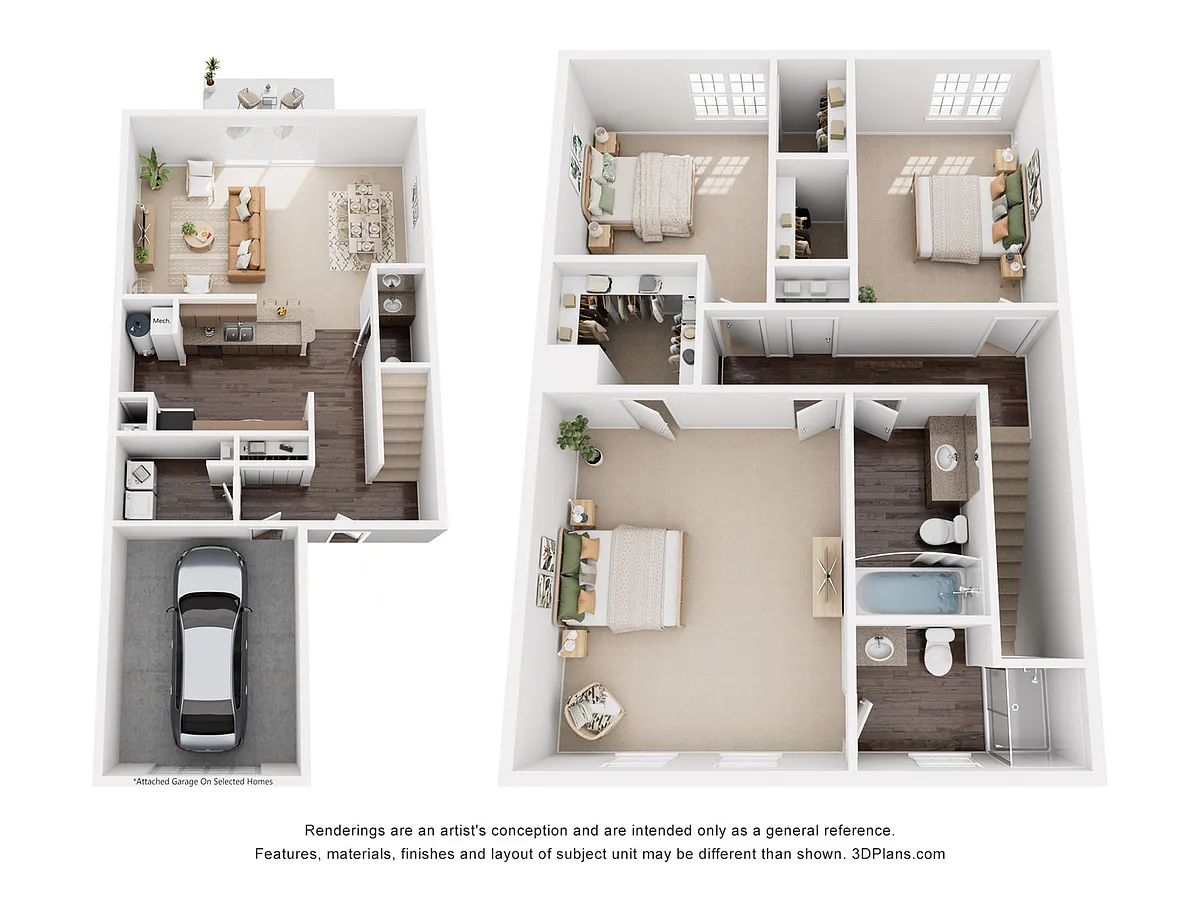 Floor plan The Estate (Townhome)