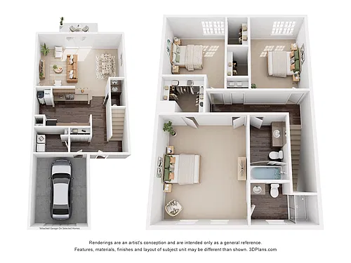 Floor plan The Estate (Townhome)